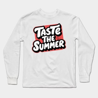 Taste The Summer (logo) Long Sleeve T-Shirt